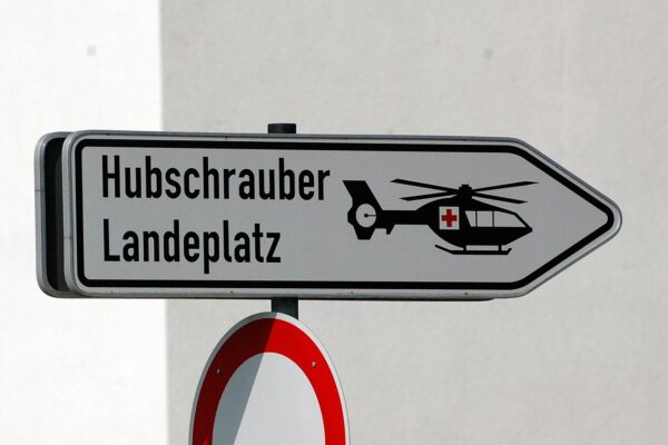 Hubschrauber Landeplatz