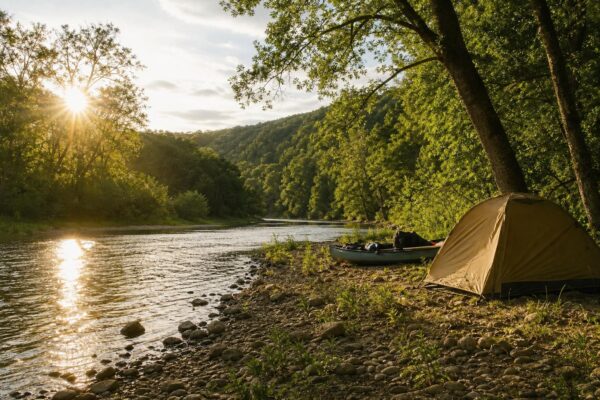 Unvergesslich campen: Die schönsten Campingplätze am Wasser in der Kocher-Jagst-Region